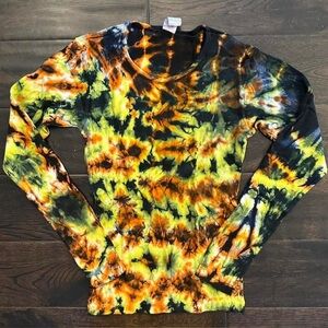 Long sleeve ti dye  shirt